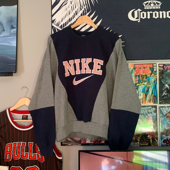 Custom Nike Rework Crewneck - Picture 1 of 5
